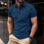 Polo Shirt pour Homme à Manches Courtes d'Été - Couleur Unie et Design Élégant