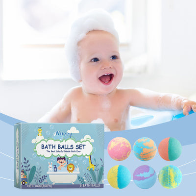 Children's Bath Bath Ball Children's Bath Moisturizes Bubble Fragrance Plant Fragrance Cleans Skin - Korvel