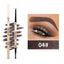 Natural Long-Lasting Waterproof Non-Fading Very Fine Three-Dimensional Not Easy To Smudge Double-Ended Small Gold Bar Eyebrow Pencil - Korvel