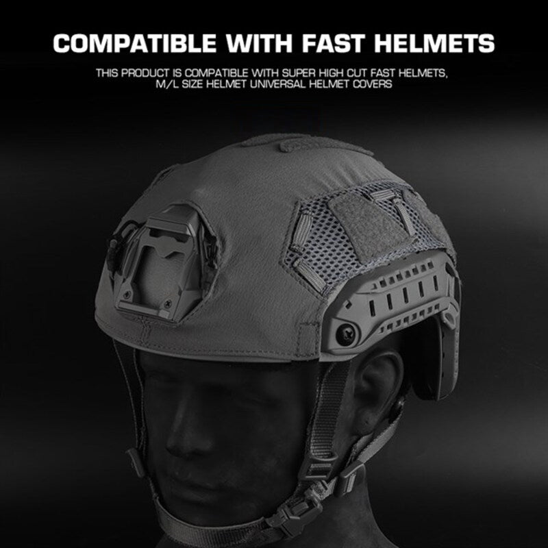 Housse de casque camouflage FAST SF Ultra-haut (Moyen)