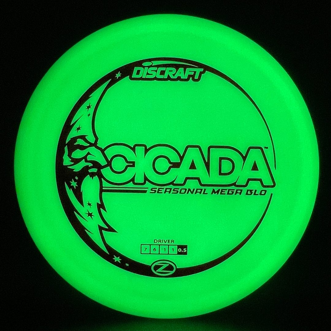 Discraft Mega Glo Cicada - Premium Glow Disc