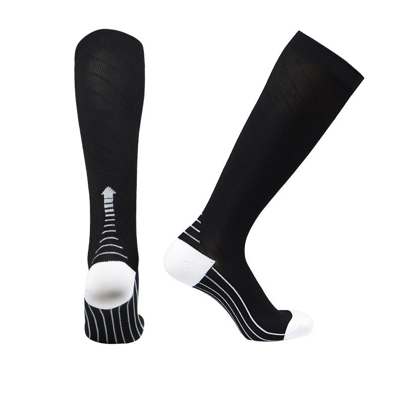 Premium Black Calf Sports Socks for Active Lifestyles