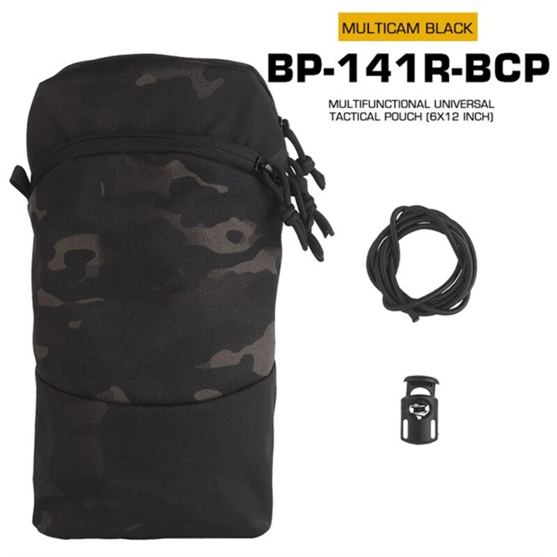 Tactical MOLLE Cylindrical Bag - 1.5L for Versatile Use