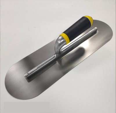 High Quality Stainless Trimming shovel, 35 Cm x 5 cm, very suitable for buckets, slate, plaster, concrete, curved handle, high c - Korvel