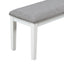 Ensemble de salle à manger TREXM Classic 6 pièces - Blanc et gris