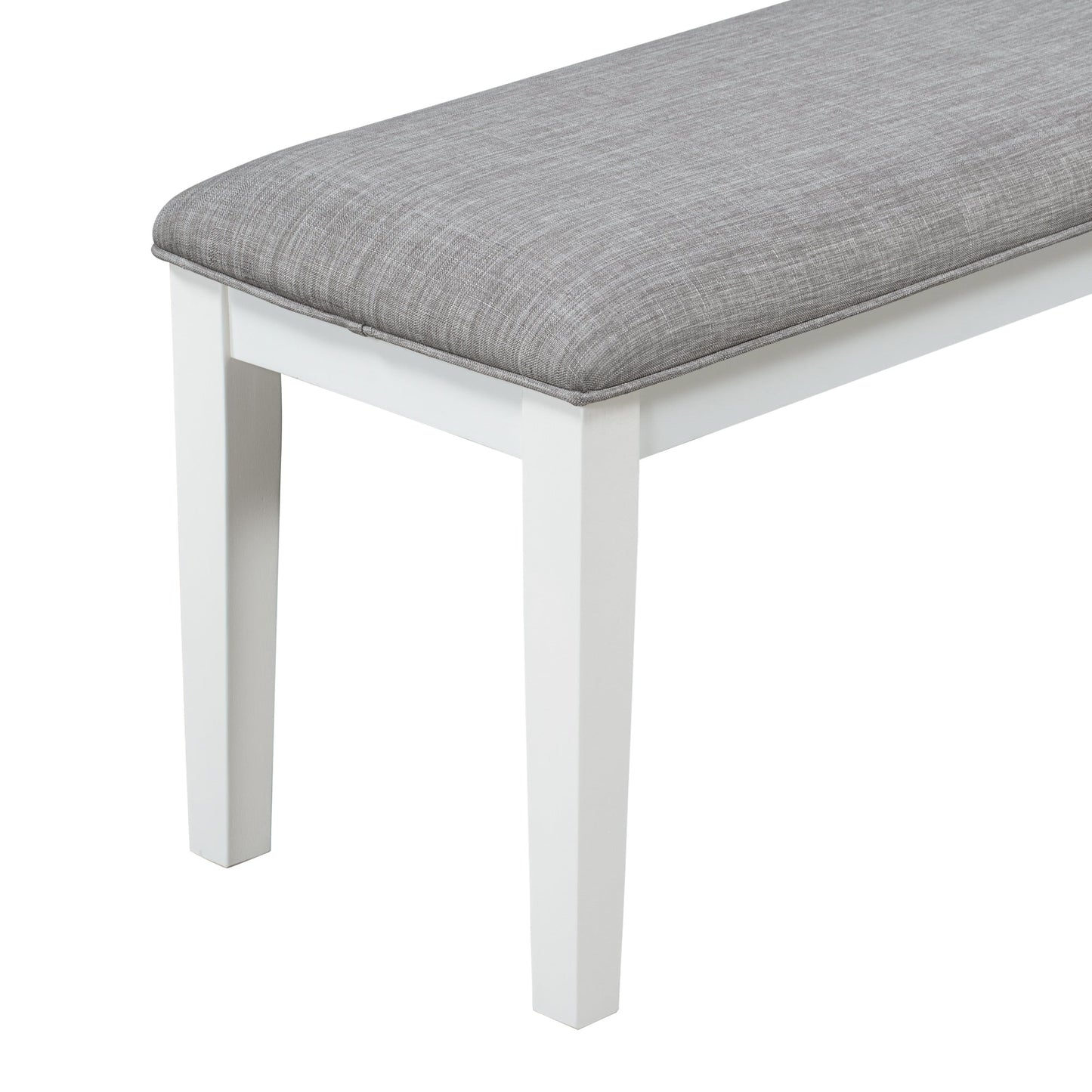 Ensemble de salle à manger TREXM Classic 6 pièces - Blanc et gris