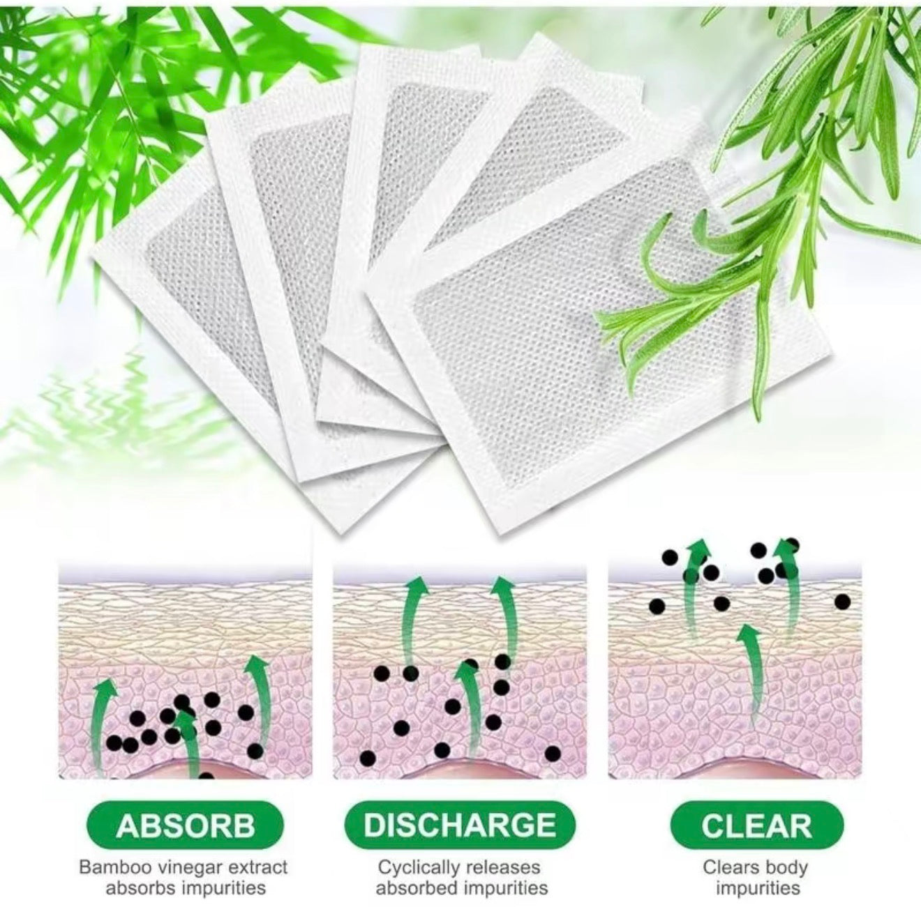 HerbalDetox Foot Patches for Relaxation and Comfort
