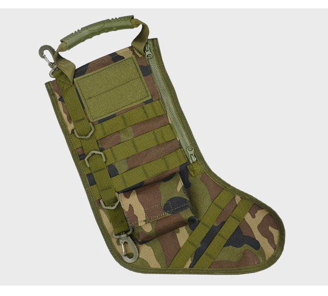 Chaussettes de Noël tactiques - Décor de vacances multifonctionnel