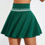 Ruched High Waist Mini Active Skirt