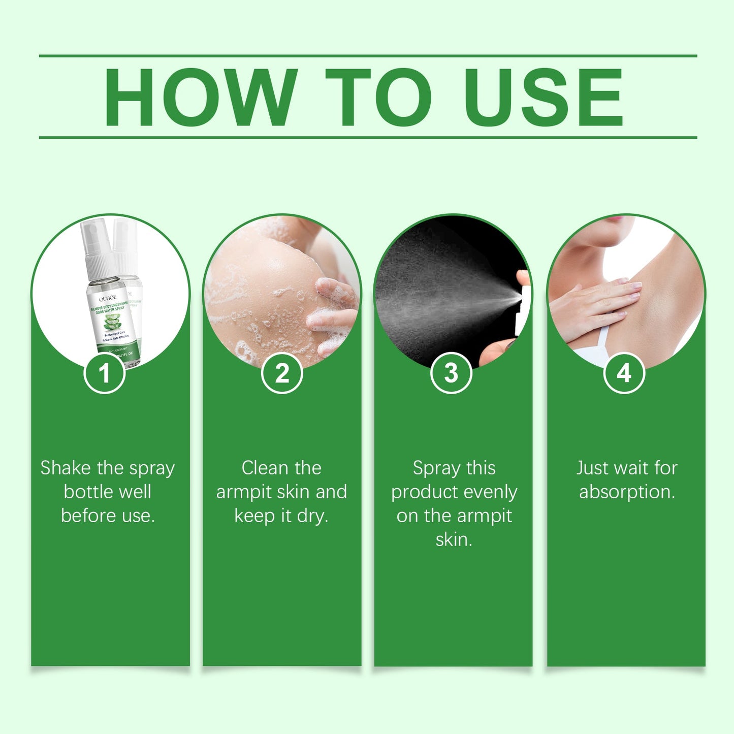 Aloe Vera Underarm Spray Refreshing Spray Hydrates, Leaves Fragrance, Nourishes And Refreshes Underarms - Korvel