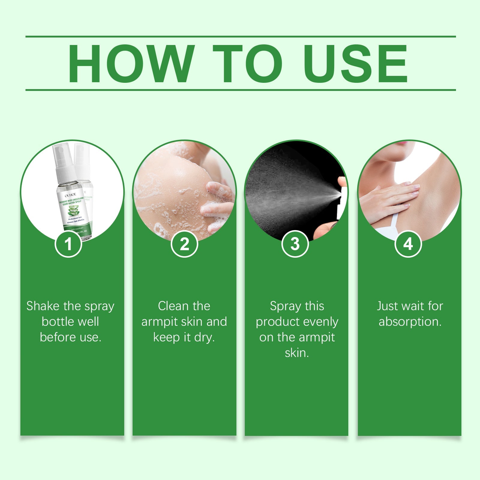 Aloe Vera Underarm Spray Refreshing Spray Hydrates, Leaves Fragrance, Nourishes And Refreshes Underarms - Korvel