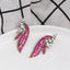 Alloy Glass Stone Stud Earrings - Korvel