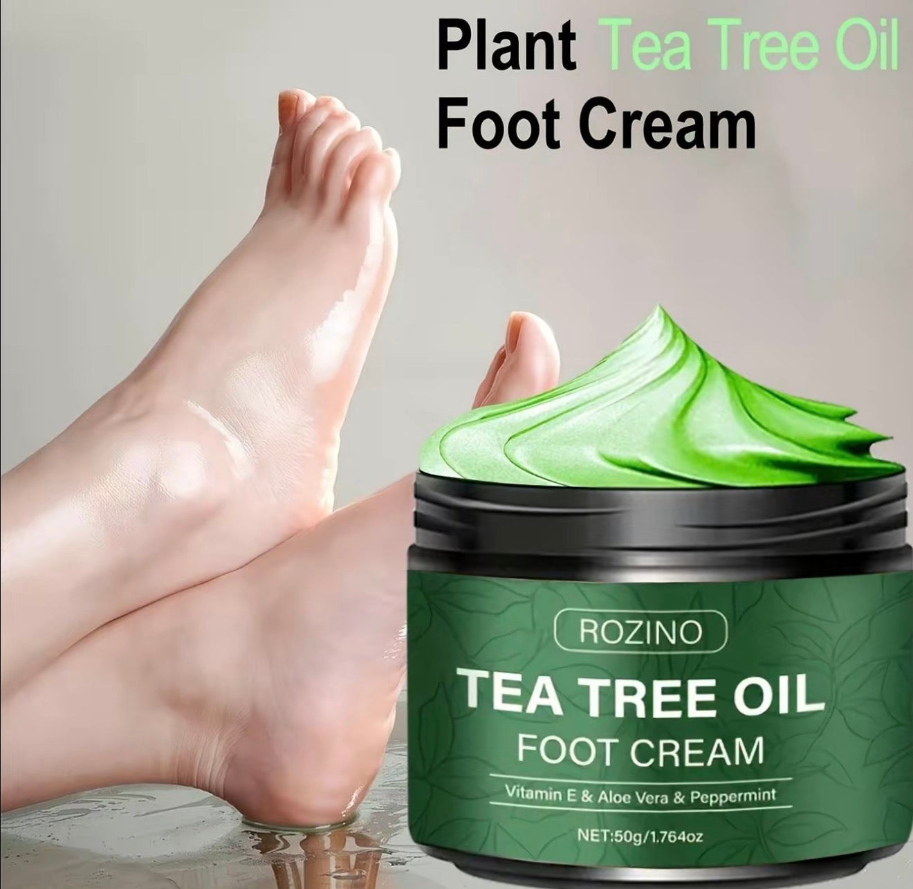 FootRelief Tea Tree Cream for Daily Foot Care