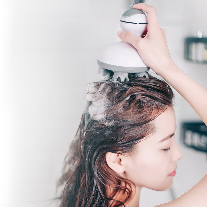 Head massager rechargeable head massager electric 3D scalp massager multifunctional head physiotherapy instrument - Korvel