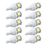 10PCS Super White T10 LED Car Bulbs - 12V