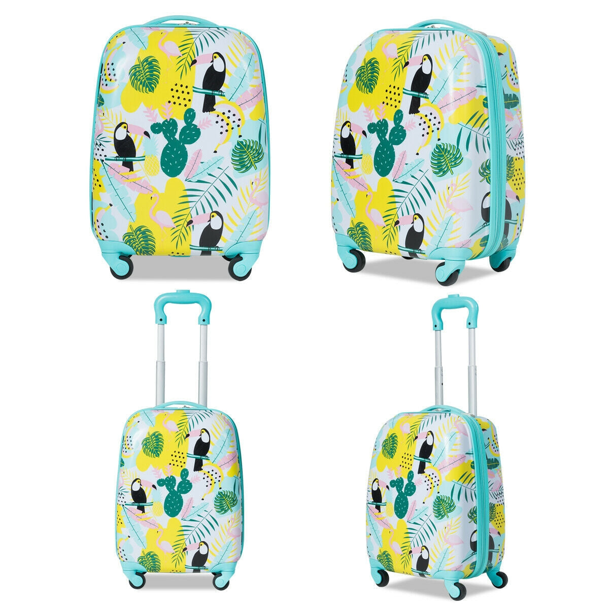 Gbruno 2-Piece Kids' Luggage Set: Backpack & Rolling Suitcase