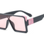 Stylish Black & White Square Sunglasses for Men & Women