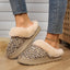 Zapatillas de piel sintética acogedoras para mujeres, ideales para uso en interiores y exteriores