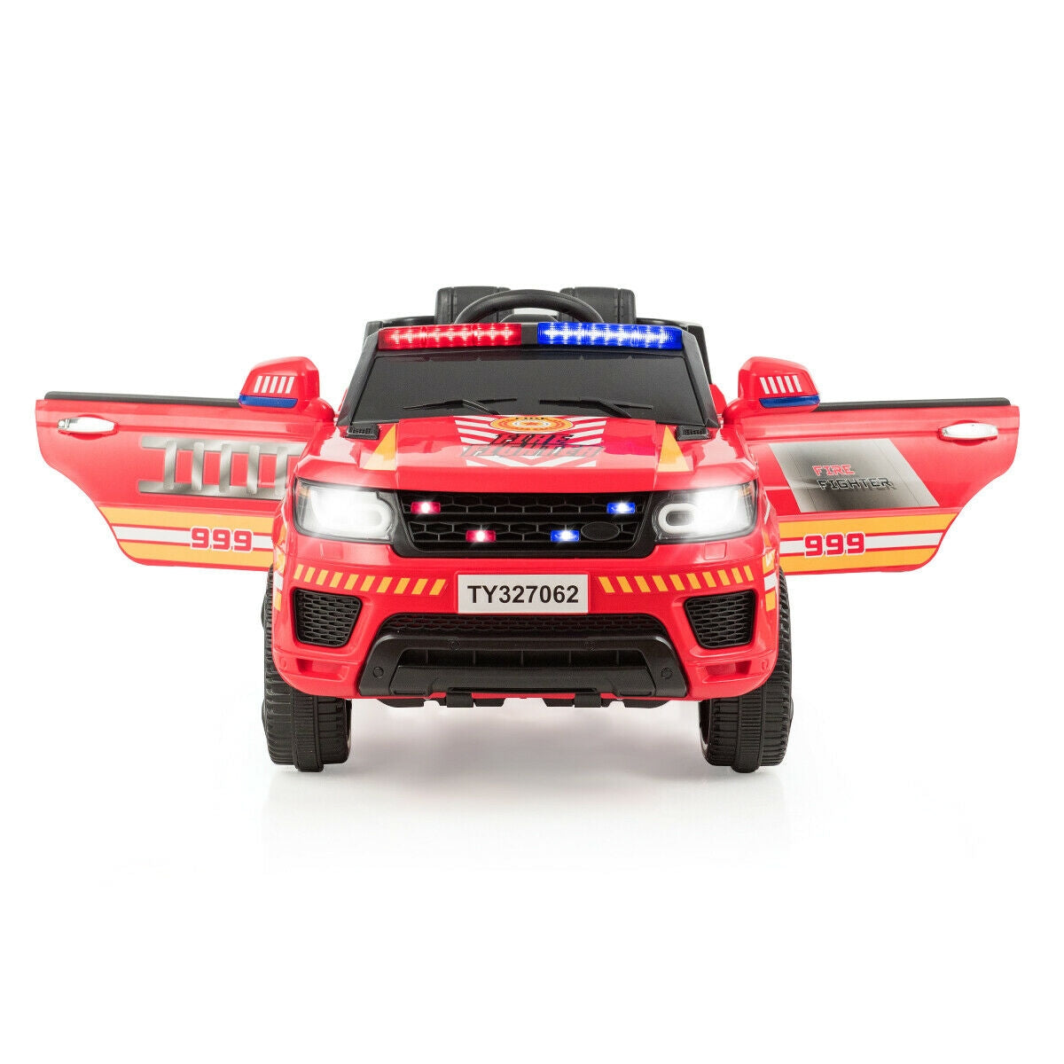 Coche eléctrico para niños de 12V con control remoto - Rojo