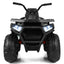 Quad ATV électrique 4 roues pour enfants 12V avec MP3 et lumières LED - Noir
