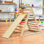 Triangle d'escalade en bois pliable pour tout-petits