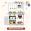 Wooden Pretend Play Kitchen Set for Kids with Accessories