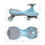 Juguete de montar Wiggle Car con ruedas intermitentes - Azul