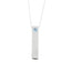 Natural Blue Topaz Fashion Pendant in Sterling Silver