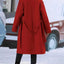 Women's Double-Breasted Pea Coat with Belt