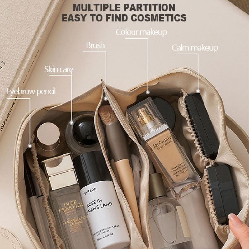 Premium Travel Cosmetic Bag - Large Capacity Organizer