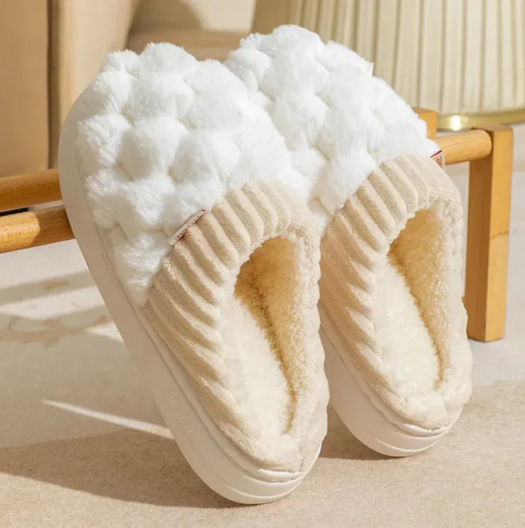 Zapatillas de Invierno de Algodón Acogedor para Mujeres