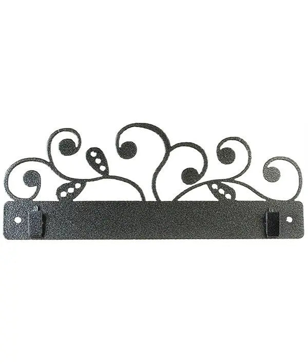 Supports de rideaux en vignes paisley de 10 pouces avec clips