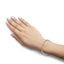 Bracelet de tennis en or blanc 10K avec diamants en sertissage - 3.00 Cttw