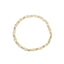 Bracelet en or jaune 10K avec diamants 'XOXO' au design floral