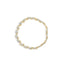 Bracelet en or jaune 10K avec diamants en design floral