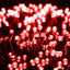 10M LED String Lights with 100 Flashing Bulbs & Black Wire
