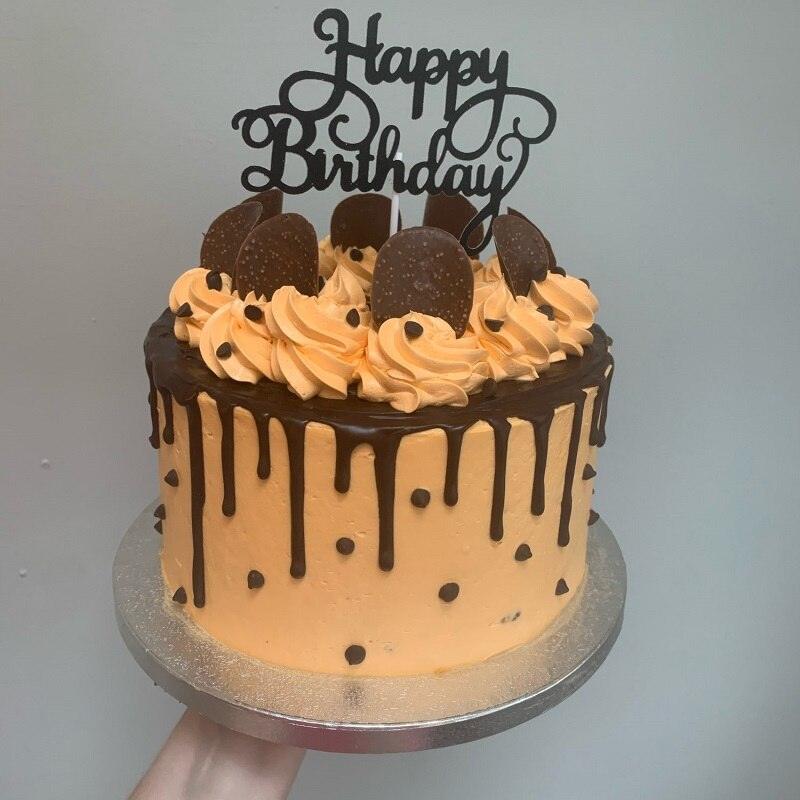 Ensemble de 10 pièces de décorations de gâteau d'anniversaire scintillantes