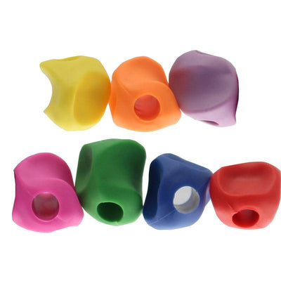 10pcs Silicone Writing Aid Grip for Kids - Ergonomic Pen Holders
