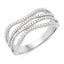 Anillo de Compromiso de Diamante Blanco de 0.46 Quilates en Oro Blanco de 14K