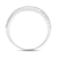 Anillo de Compromiso de Diamante Blanco de 0.46 Quilates en Oro Blanco de 14K