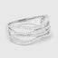 Anillo de Compromiso de Diamante Blanco de 0.46 Quilates en Oro Blanco de 14K