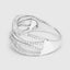 Anillo de Compromiso de Diamante Blanco de 0.46 Quilates en Oro Blanco de 14K
