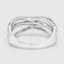 Anillo de Compromiso de Diamante Blanco de 0.46 Quilates en Oro Blanco de 14K