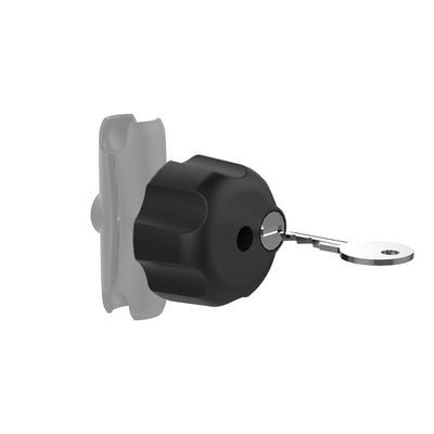 RAM Key Lock Knob with Brass Insert for B Size Socket Arms