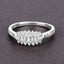 Anillo de Compromiso de Diamante Blanco de 0.37 Quilates en Oro Blanco de 14K
