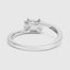 0.33 Carat White Diamond Bypass Ring in 18K White Gold