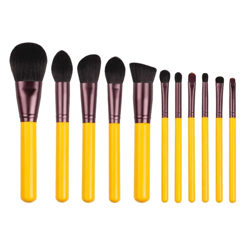Ensemble de pinceaux de maquillage professionnel de 11 pièces pour une application parfaite