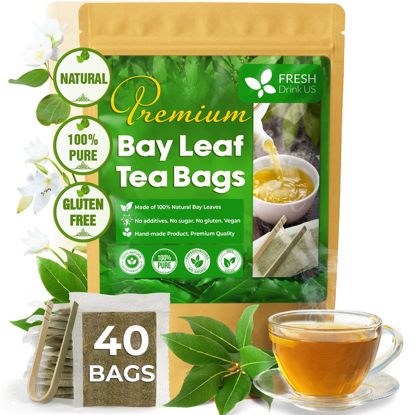 Premium Dried Bay Leaves - Whole & Powdered Spice
