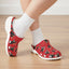 Red Presidential Silhouette Star EVA Clogs – Lightweight Slip-Ons