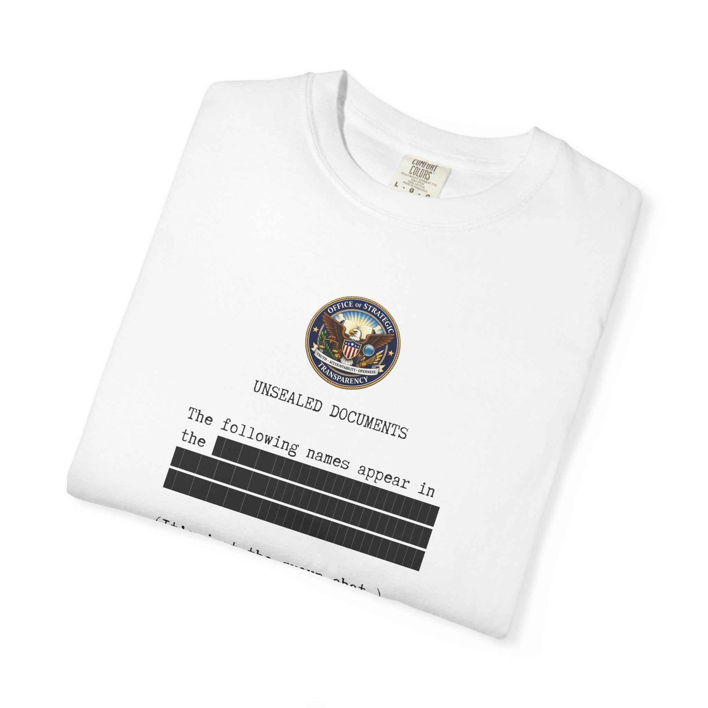 Unsealed Documents Unisex T-Shirt - Political Satire Tee